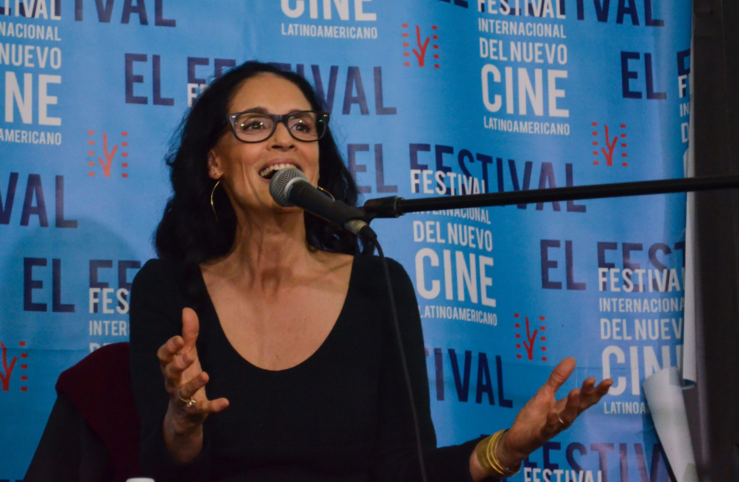 actriz brasileña Sônia Braga en el Festival del Nuevo Cine Latinoamericano