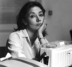 foto de Oriana Fallaci periodista y escritora italiana